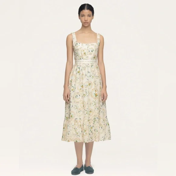 MELON MENAJE MIDI DRESS : Agua By Agua Bendita - Picture 9 of 15